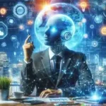 Mustafa Suleyman speaking about artificial intelligence and the future of desk-based jobs at Microsoft.