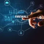 Concept illustration representing Pakistan shutting down a digital firewall amid financial losses and 5G plans.