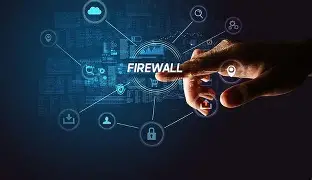 Concept illustration representing Pakistan shutting down a digital firewall amid financial losses and 5G plans.