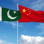 Pakistani and Chinese flags with astronauts and space station representing Pakistan’s selection for China Space Station mission.